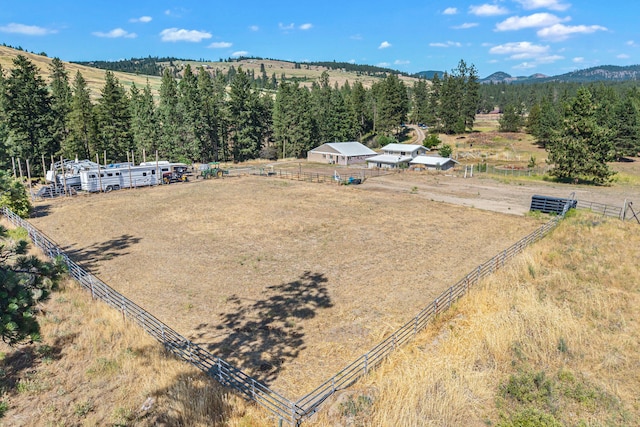 3305 Bradeen Rd, Rice, WA 99167 - overview of rural landscape with a mountainous background
