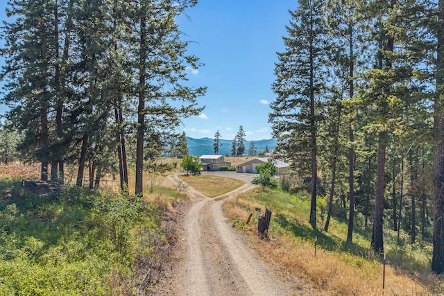 3305 Bradeen Rd, Rice, WA 99167 - view of dirt / gravel road featuring a mountain view