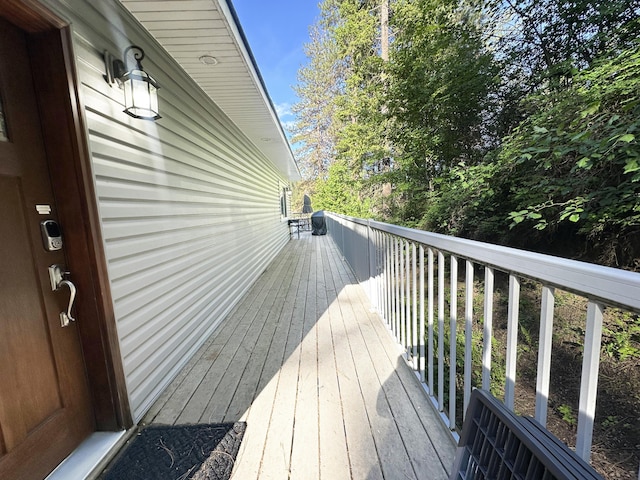 2122 Northport Flat Creek Rd, Kettle Falls, WA 99141 - view of wooden terrace