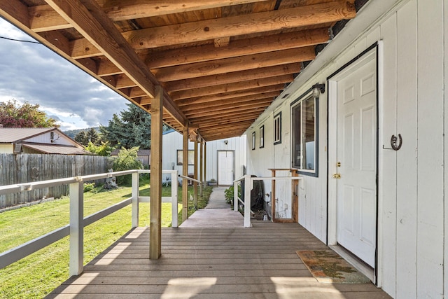505 W Court Ave, Chewelah, WA 99109 - view of wooden deck