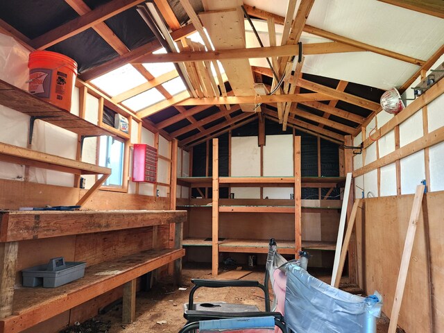 view of storage room