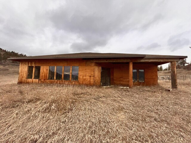 view of horse barn