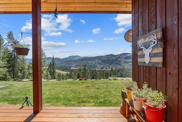 40 Happy Jack Rd, Curlew, WA 99118 - view of mountain backdrop featuring a forest
