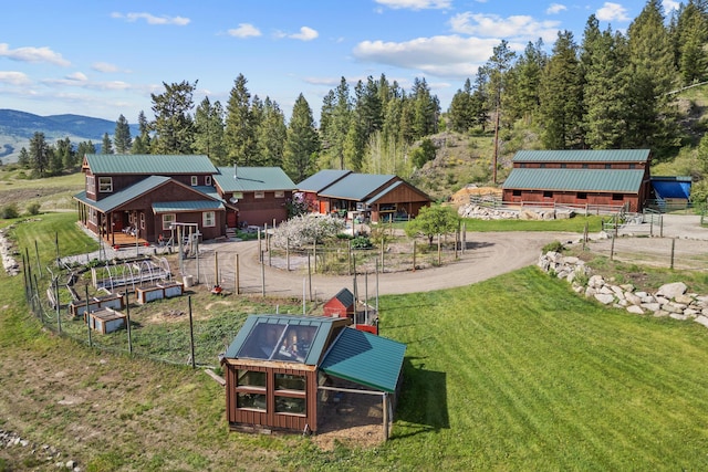 40 Happy Jack Rd, Curlew, WA 99118 - view of yard featuring an outdoor structure and a mountain view