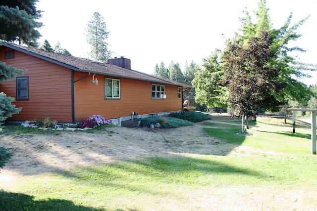 4738 Price Rd, Clayton, WA 99110 - view of side of property featuring a yard and a chimney