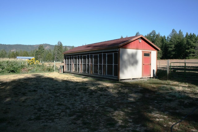 4738 Price Rd, Clayton, WA 99110 - view of outdoor structure with fence and an outdoor structure