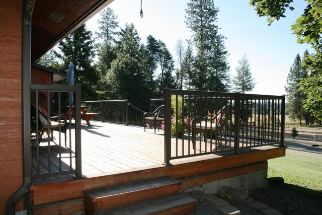 4738 Price Rd, Clayton, WA 99110 - view of deck