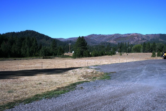 4738 Price Rd, Clayton, WA 99110 - view of dirt / gravel road with a mountain view, a wooded view, and a rural view