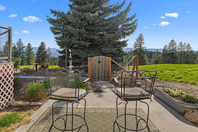 view of patio