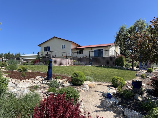 717 Conrad Hill Way, Colville, WA 99114 - rear view of property with a yard