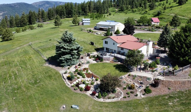 717 Conrad Hill Way, Colville, WA 99114 - overview of rural landscape featuring a mountainous background and a heavily wooded area