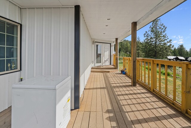 view of deck