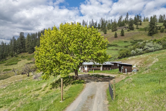1625 Bear Mountain Way, Kettle Falls, WA 99141 - exterior space with a rural view and driveway