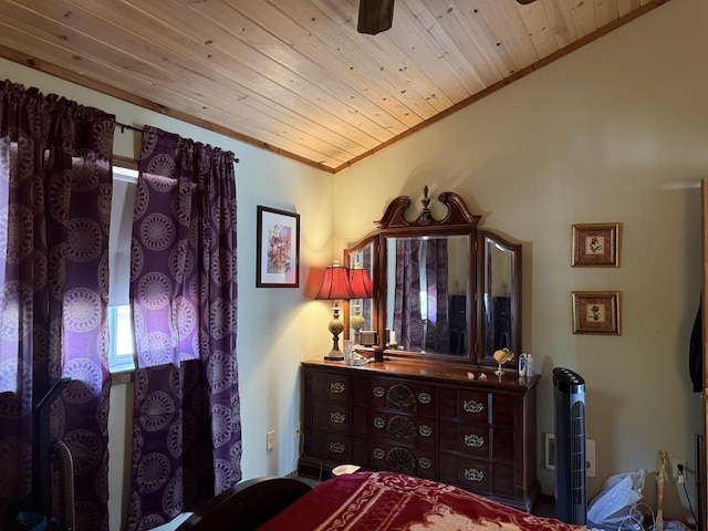11 Crestview Dr, Kettle Falls, WA 99141 - bedroom featuring wood ceiling, ornamental molding, and multiple windows