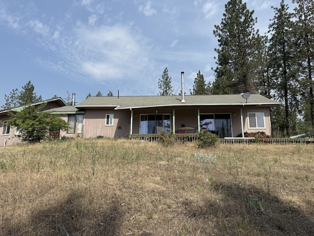 11 Crestview Dr, Kettle Falls, WA 99141 - back of property with a porch