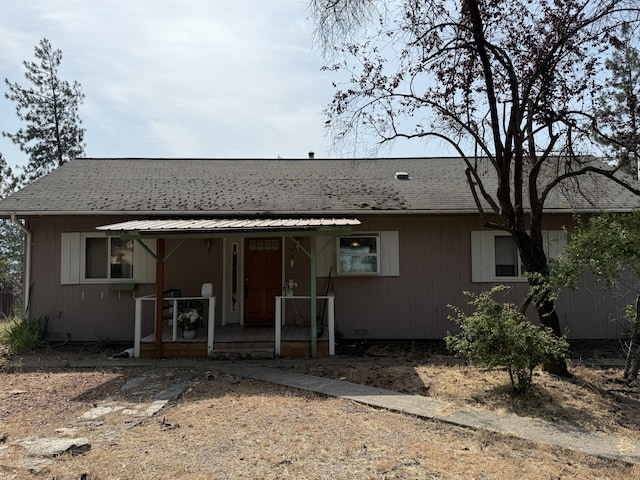 11 Crestview Dr, Kettle Falls, WA 99141 - view of front facade with a porch and roof with shingles
