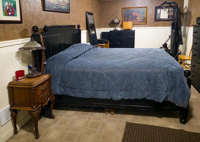 1239 Kewa Meteor Rd, Inchelium, WA 99138 - bedroom featuring wainscoting and carpet