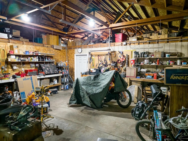 1239 Kewa Meteor Rd, Inchelium, WA 99138 - garage featuring a workshop area