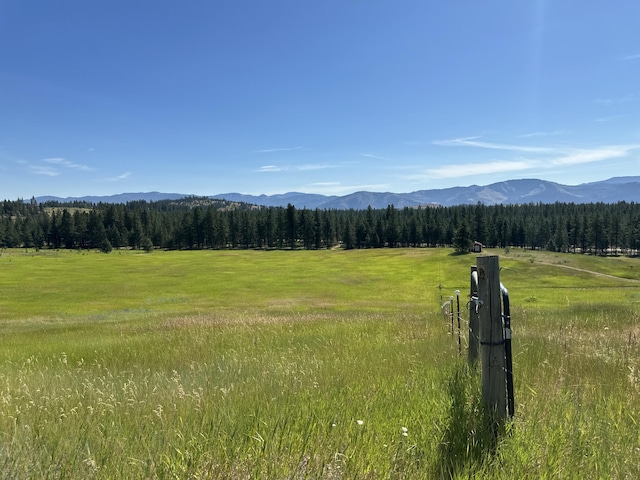 1239 Kewa Meteor Rd, Inchelium, WA 99138 - view of mountain backdrop featuring a forest and rural landscape