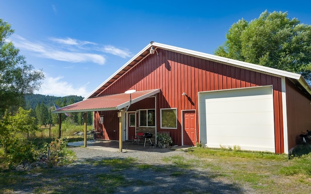 1239 Kewa Meteor Rd, Inchelium, WA 99138 - back of property with a detached garage and an outdoor structure