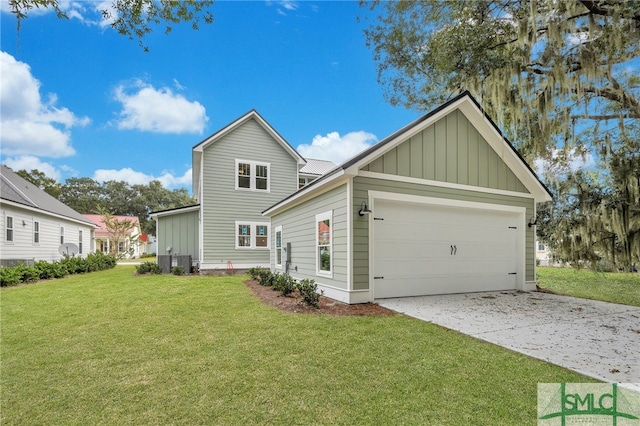 49 Salt Marsh Dr, Midway, GA 31320 - view of front of property featuring a front yard and a garage