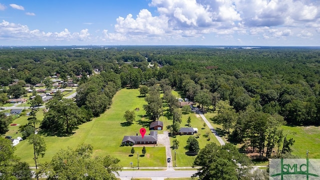 view of aerial view