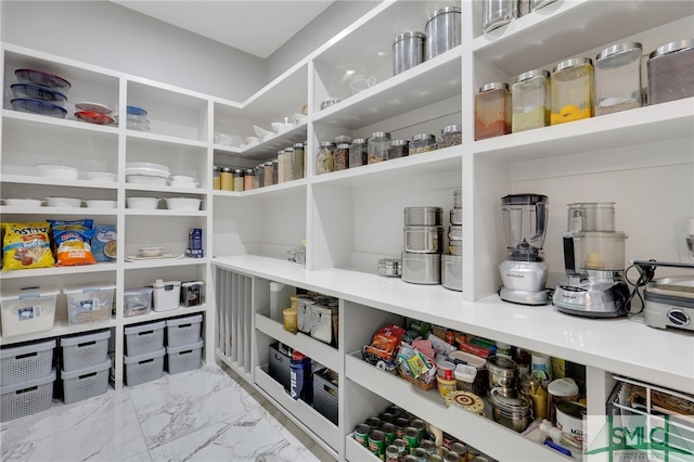 view of pantry