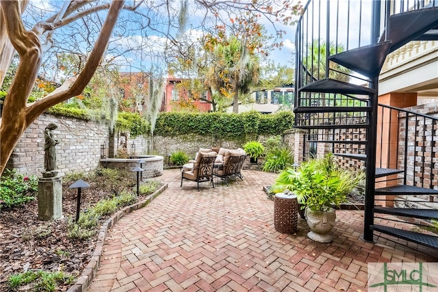 view of patio