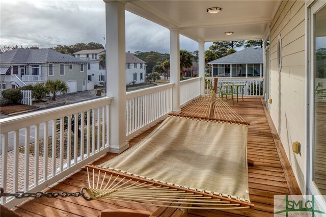 view of deck