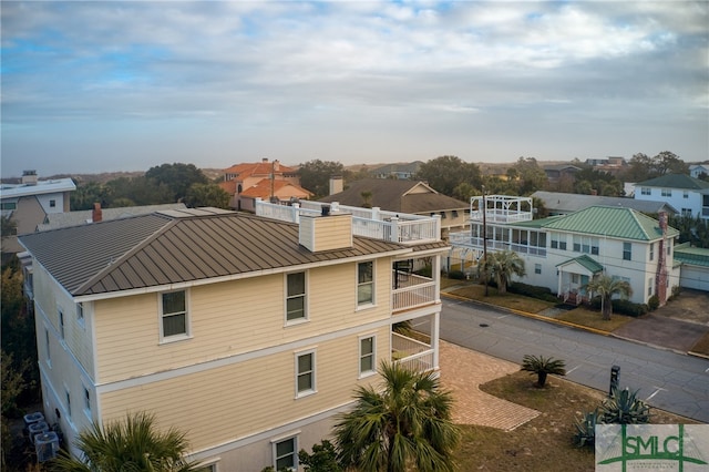 view of aerial view