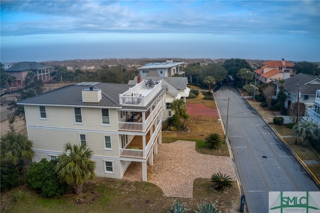 view of aerial view