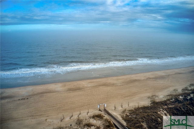 water view with a beach view