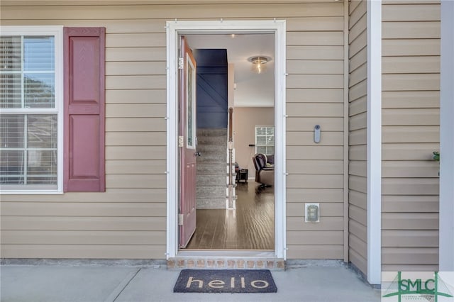 view of entrance to property