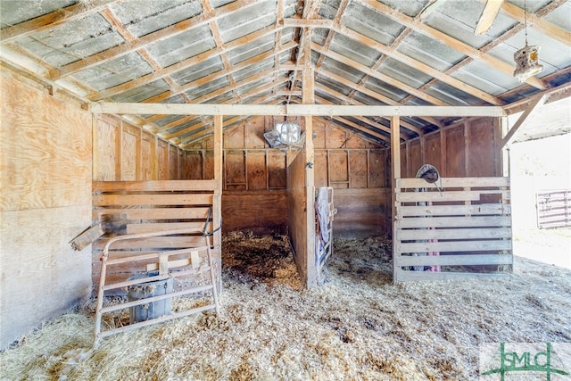 view of stable