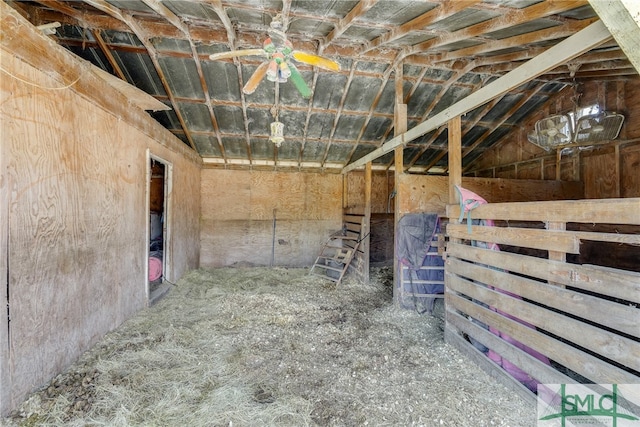 view of horse barn