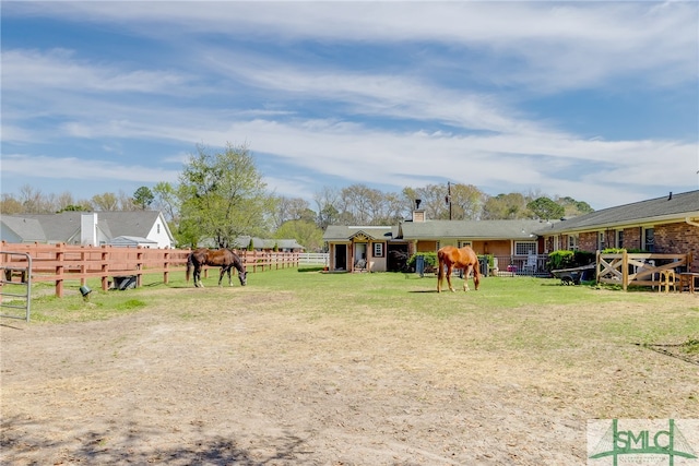 view of yard