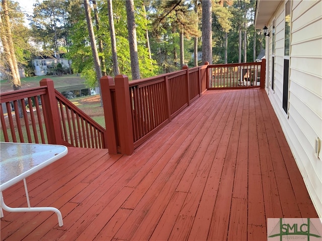 view of deck