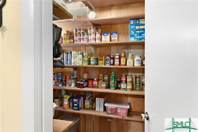 view of pantry