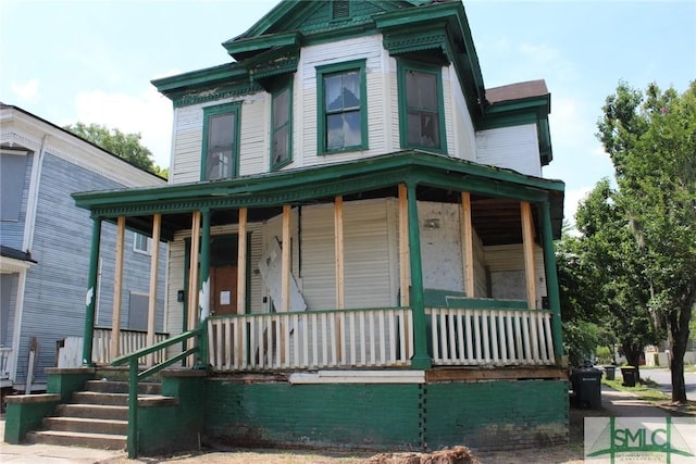 victorian home with a porch