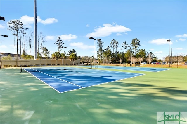 view of sport court