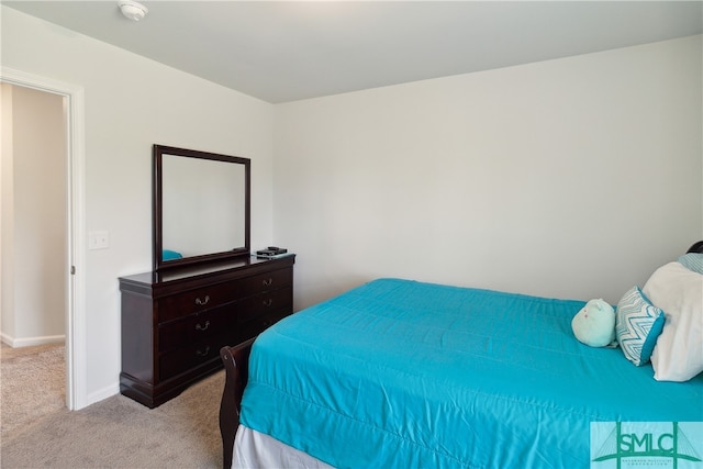 bedroom featuring carpet floors