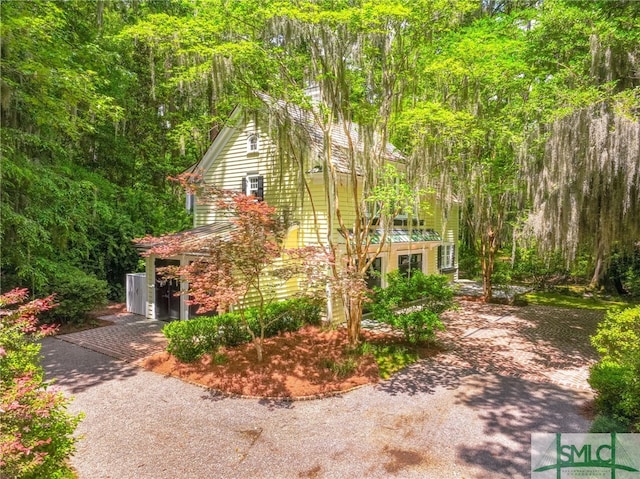 view of property exterior