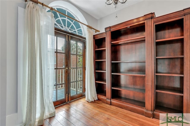 interior space featuring hardwood / wood-style floors