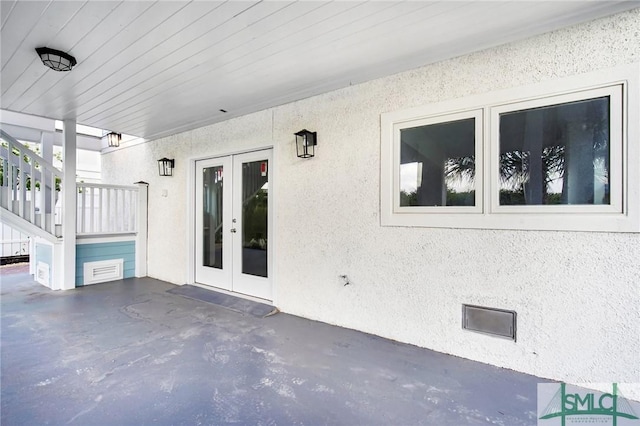 view of patio / terrace with french doors