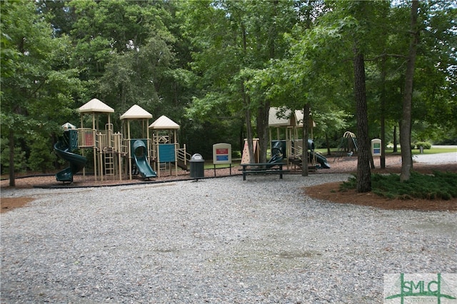 view of play area