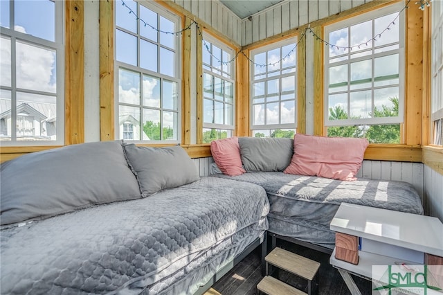 sunroom / solarium with a wealth of natural light