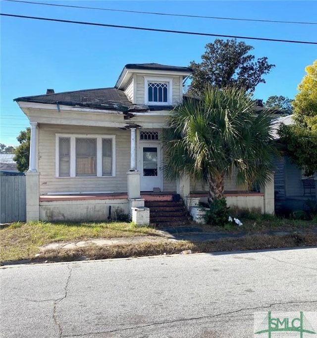 view of bungalow-style house