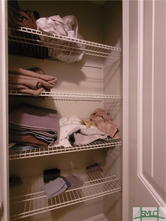 view of closet