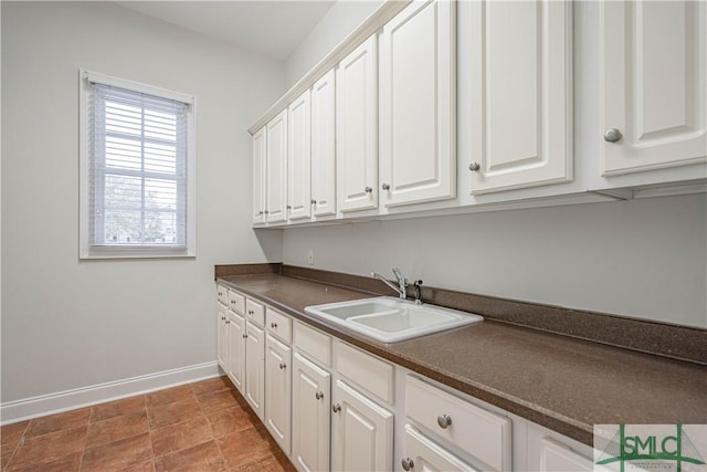 laundry room with sink