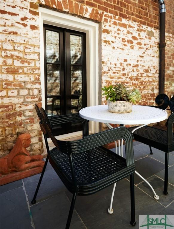 view of patio with french doors